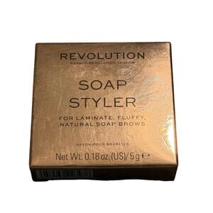 Makeup Revolution London Soap Styler + Holds Brows in Place Brown New in Box